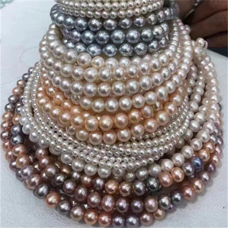 European and American style pearl necklace, unfolds your beauty