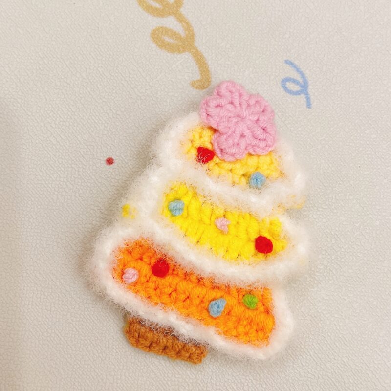 Multiple Hair Clips with Three-Dimensional rain-dodging animals and beautiful tropical fish, Colorful Christmas Tree