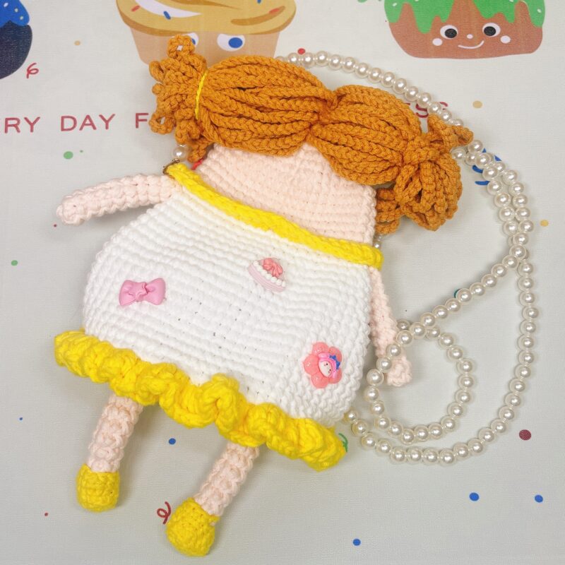 Cute Big Mouth Girl Cell Phone Crossbody bag