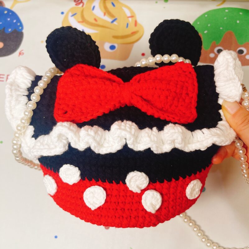 Cute Minnie Design Crossbody Bag