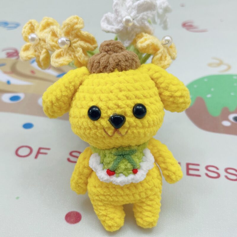 Crochet cute Pompom , Pikachu, Yeti, Kakashi, Naruto and Panda and more!!