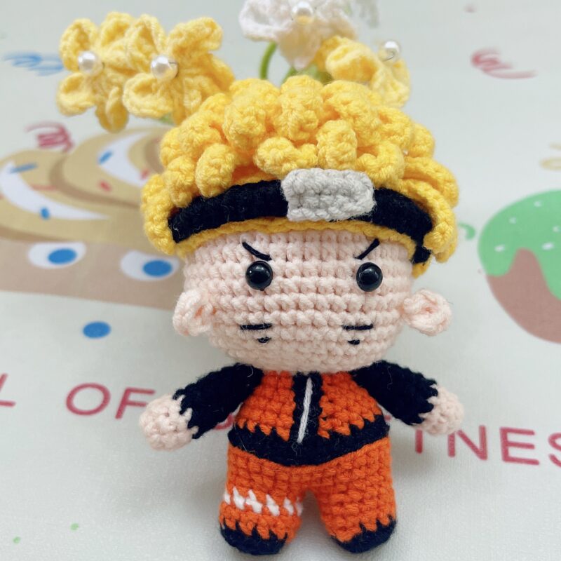 Crochet cute Pompom , Pikachu, Yeti, Kakashi, Naruto and Panda and more!!