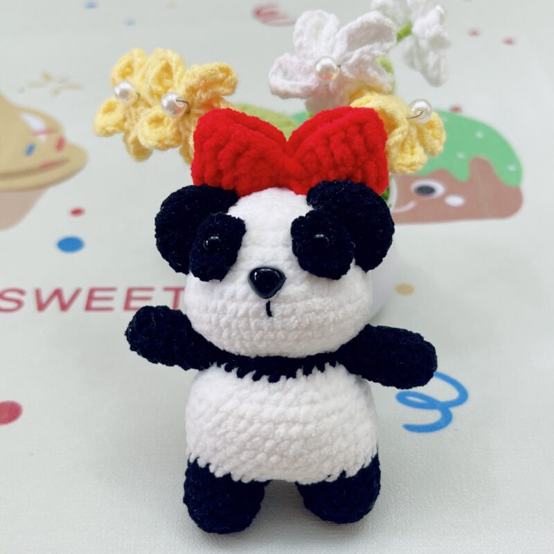 Crochet cute Pompom , Pikachu, Yeti, Kakashi, Naruto and Panda and more!!