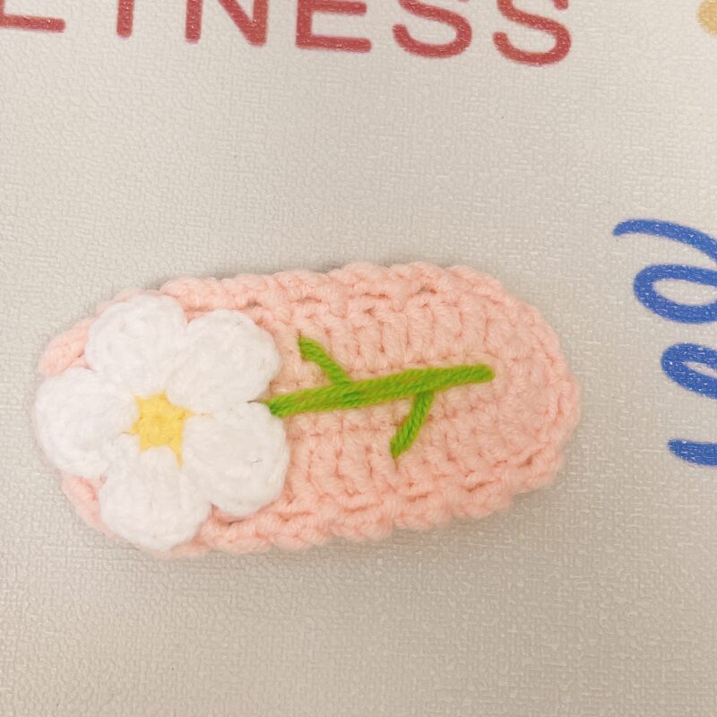 Cute Handmade Crochet Cartoon Hair Clips