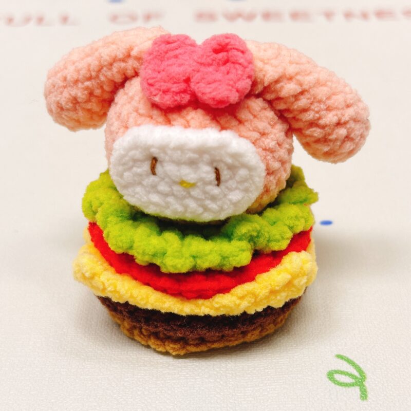微信图片_20240808164937 Cute burger series with HK, Fishman, Melody, Capybara, etc. Very interesting design!