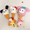 Cute cartoon ice cream series with HK, Kuromi, Melody, Pompom and so on, very suitable for the season now!