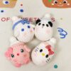 Cute cartoon feeding bottle series with cute and funny designs, including panda, HK, cinnamoroll and Kirby!