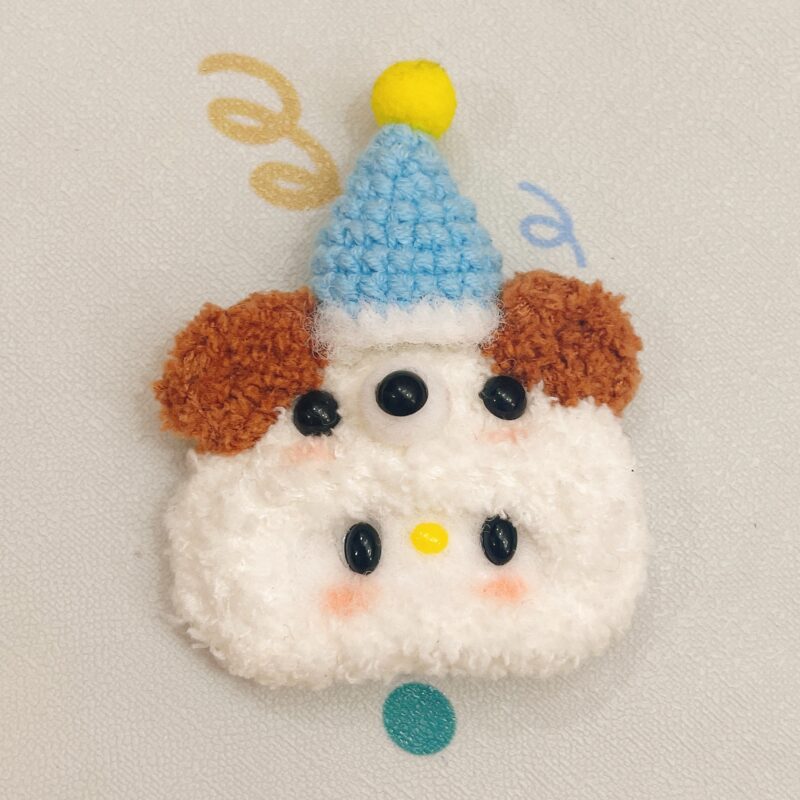 Cute Fluffy Cartoon Image Hair Clips