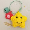 Hand crocheted some cute little charms ,have cute fruits, mushrooms, stars, fish, rainbows and more!