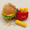 Hand crocheted some cute little charms ,have cute fruits, mushrooms, stars, fish, rainbows and more!