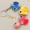 Hand crocheted some cute little charms ,have cute fruits, mushrooms, stars, fish, rainbows and more!