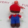 Handmade crocheted Mario dolls that can be used as ornaments or as key chains and pendants!